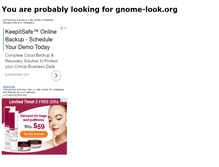 Tablet Screenshot of gnome-looks.org